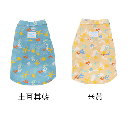 質感海洋風開襟襯衫