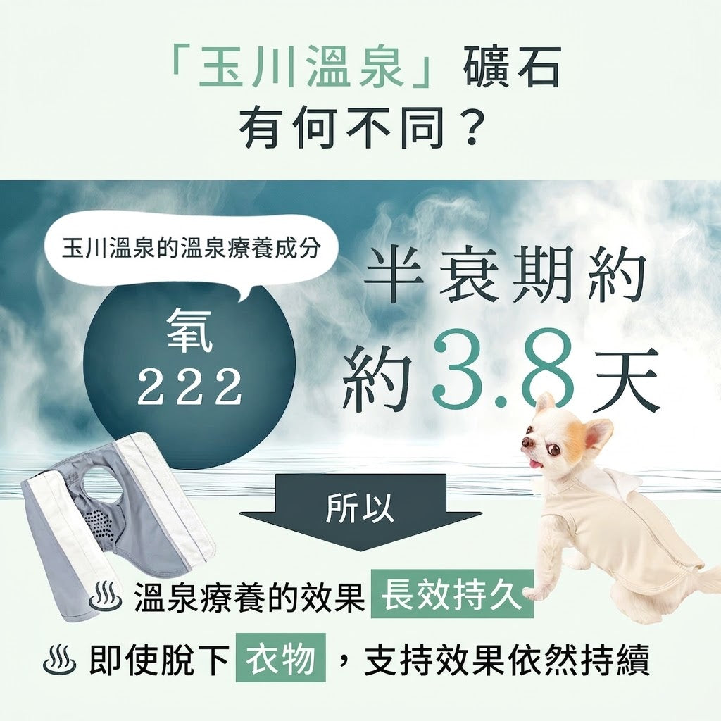 UNAGE柔感溫泉機能內搭背心 (中小型犬)